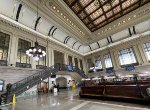 Hoboken waiting room looking toward east exit